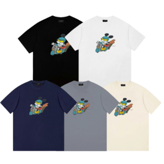 Balenciaga Mickey Mouse cartoon print short-sleeved shirt